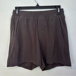 Lululemon Dark Olive Pace Breaker Athletic Shorts Size Medium